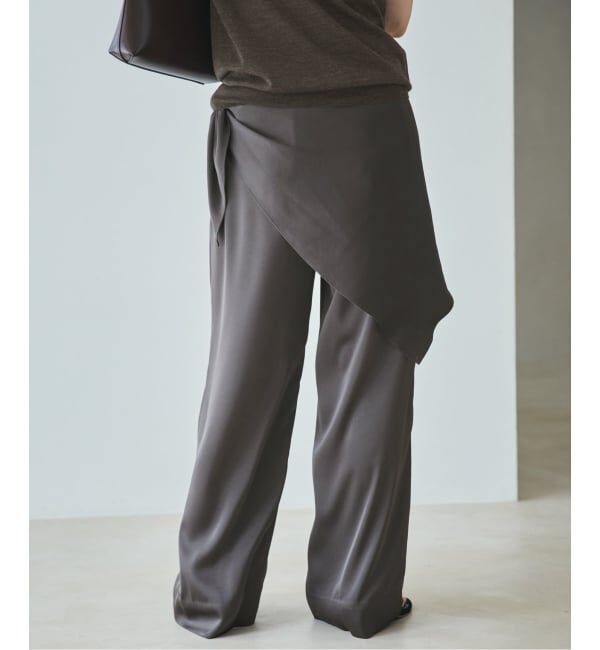 Plage「dull satin straight パンツ」|その他|