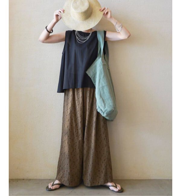 journal standard luxe「【SOIL】 60s CAMBRIC ALL HEMLA WIDE EASY PAN」|その他|