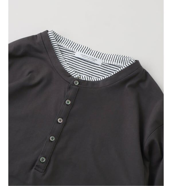 JOURNAL STANDARD「レイヤード ヘンリーネック ロンT」|Tシャツ・カットソー|