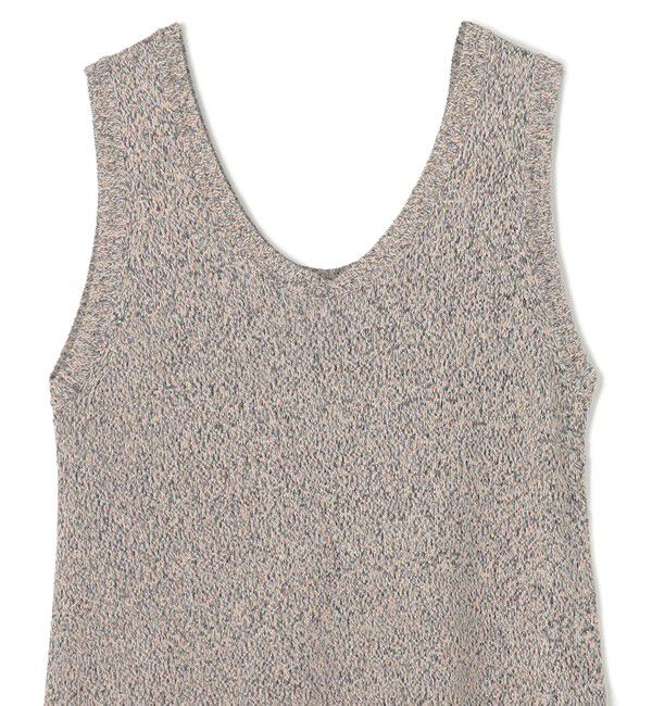 BEIGE,「AGATE / Uネック メランジニットドレス」|ワンピース|
