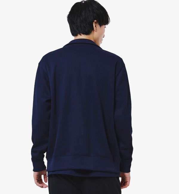 LACOSTE「鹿の子ダブルジップ ハイネック ドライバーズニット」|カーディガン|