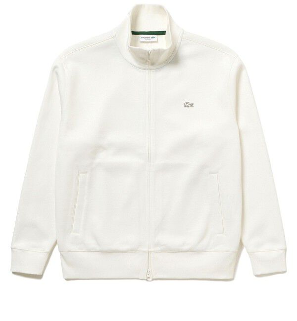 LACOSTE「鹿の子ダブルジップ ハイネック ドライバーズニット」|カーディガン|