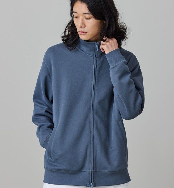 LACOSTE「鹿の子ダブルジップ ハイネック ドライバーズニット」|カーディガン|