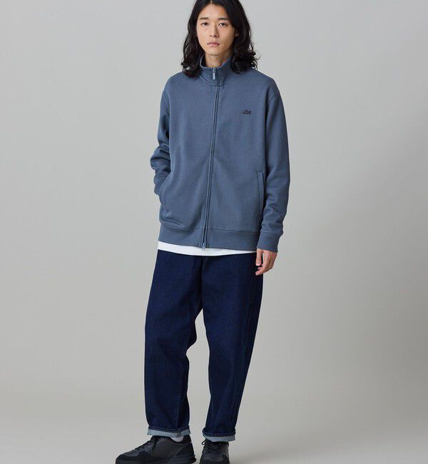 LACOSTE「鹿の子ダブルジップ ハイネック ドライバーズニット」|カーディガン|