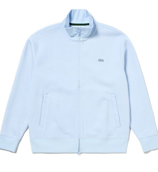 LACOSTE「鹿の子ダブルジップ ハイネック ドライバーズニット」|カーディガン|