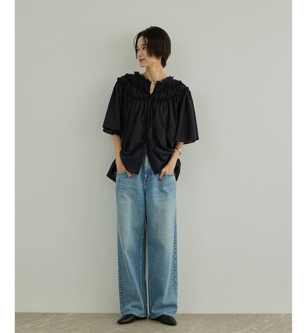 SALON adam et rope'「【crinkle crinkle crinkle】別注コットンブラウス」|シャツ・ブラウス|