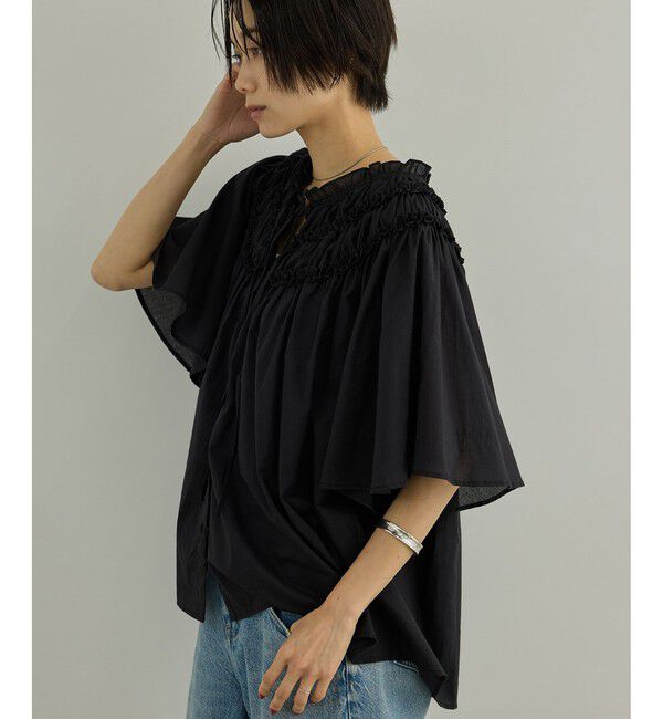 SALON adam et rope'「【crinkle crinkle crinkle】別注コットンブラウス」|シャツ・ブラウス|