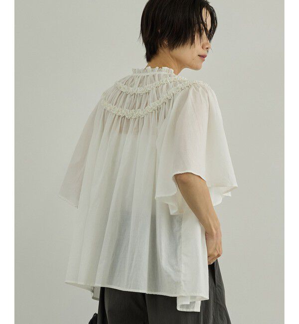 SALON adam et rope'「【crinkle crinkle crinkle】別注コットンブラウス」|シャツ・ブラウス|