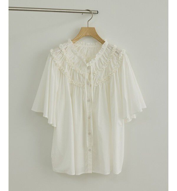 SALON adam et rope'「【crinkle crinkle crinkle】別注コットンブラウス」|シャツ・ブラウス|