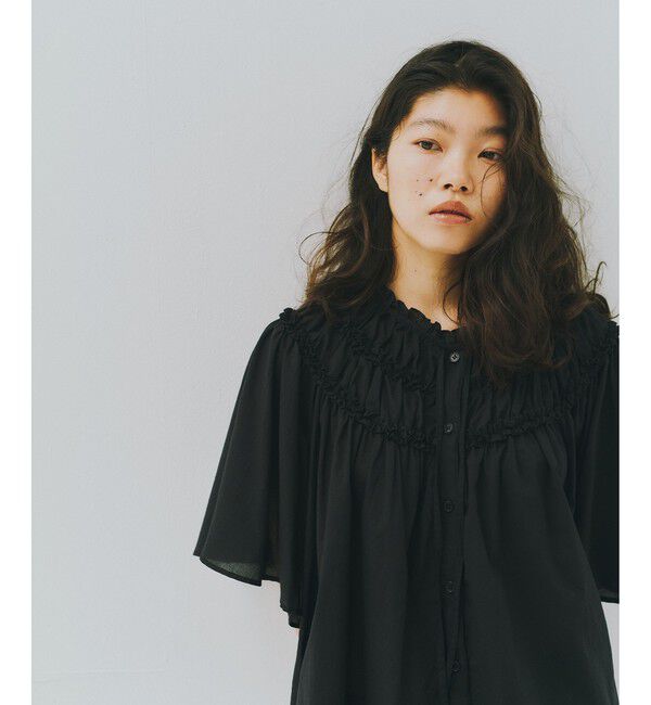 SALON adam et rope'「【crinkle crinkle crinkle】別注コットンブラウス」|シャツ・ブラウス|