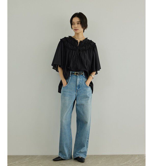 SALON adam et rope'「【crinkle crinkle crinkle】別注コットンブラウス」|シャツ・ブラウス|