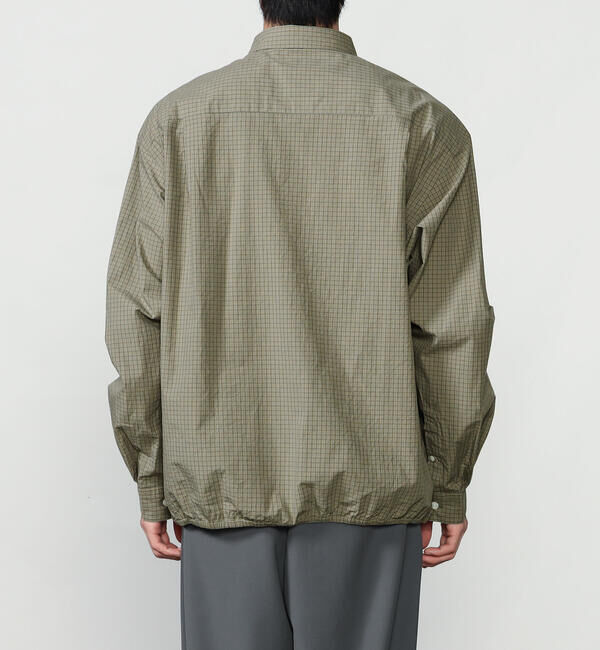 GYMPHLEX「Gymphlex | コットンタイプライター レギュラーカラーシャツ CHECK MEN」|シャツ・ブラウス|