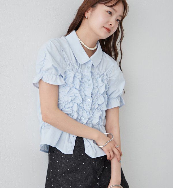  「26AWシャーリングシェイプシャツ」|シャツ・ブラウス|