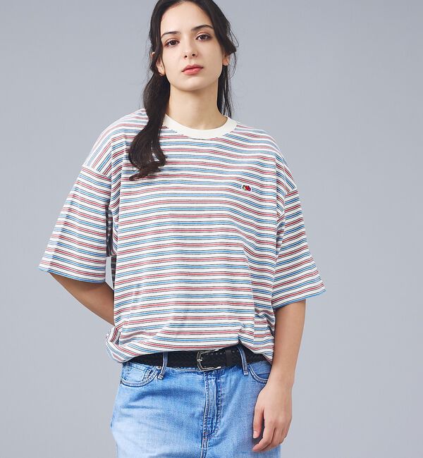 ABAHOUSE「【FRUIT OF THE LOOM/フルーツ・オブ・ザ・ルーム】ピーチ起毛ボー」|Tシャツ・カットソー|