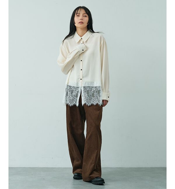 abahouse mavie「【ベッキーコラボ】コールカーブパンツ」|その他|