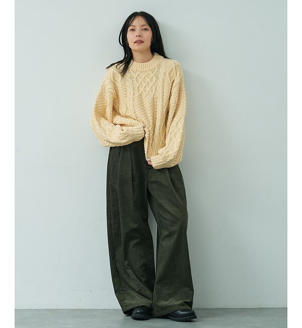 abahouse mavie「【ベッキーコラボ】コールカーブパンツ」|その他|