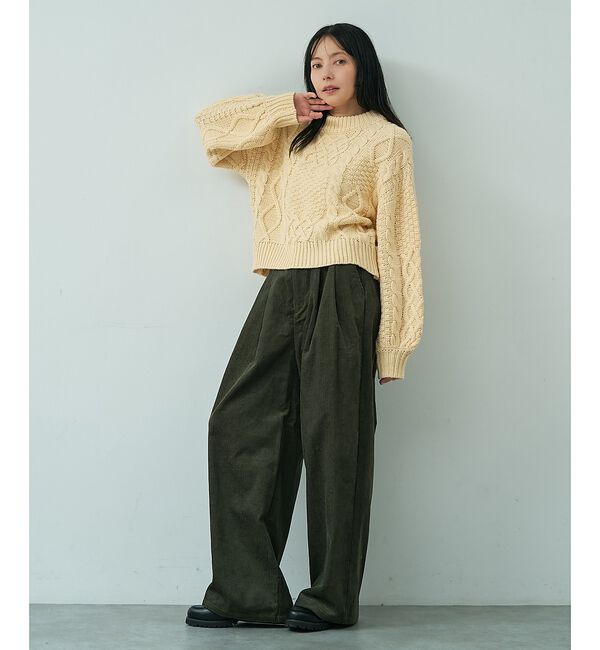 abahouse mavie「【ベッキーコラボ】コールカーブパンツ」|その他|