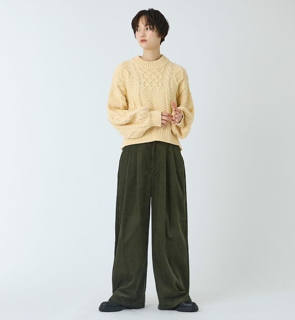 abahouse mavie「【ベッキーコラボ】コールカーブパンツ」|その他|