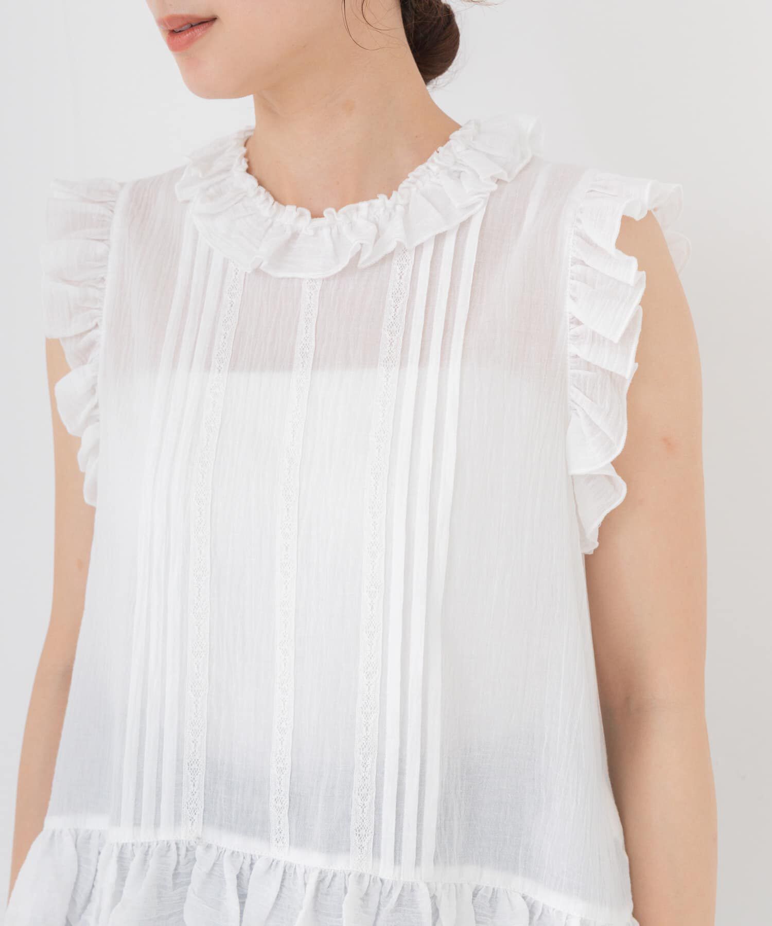 URBAN RESEARCH「Picchi Nia　PETAL WHITE」|シャツ・ブラウス|
