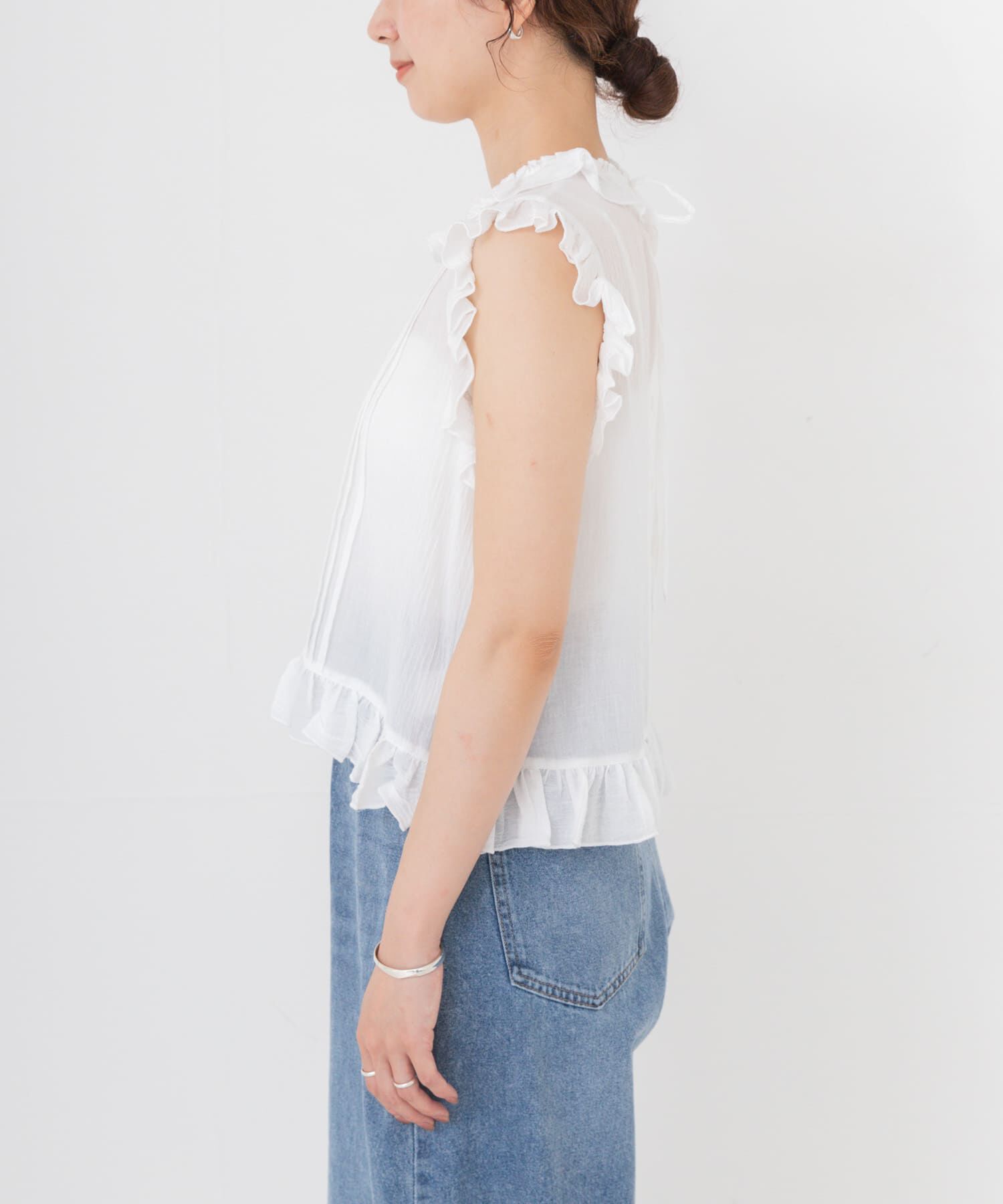 URBAN RESEARCH「Picchi Nia　PETAL WHITE」|シャツ・ブラウス|
