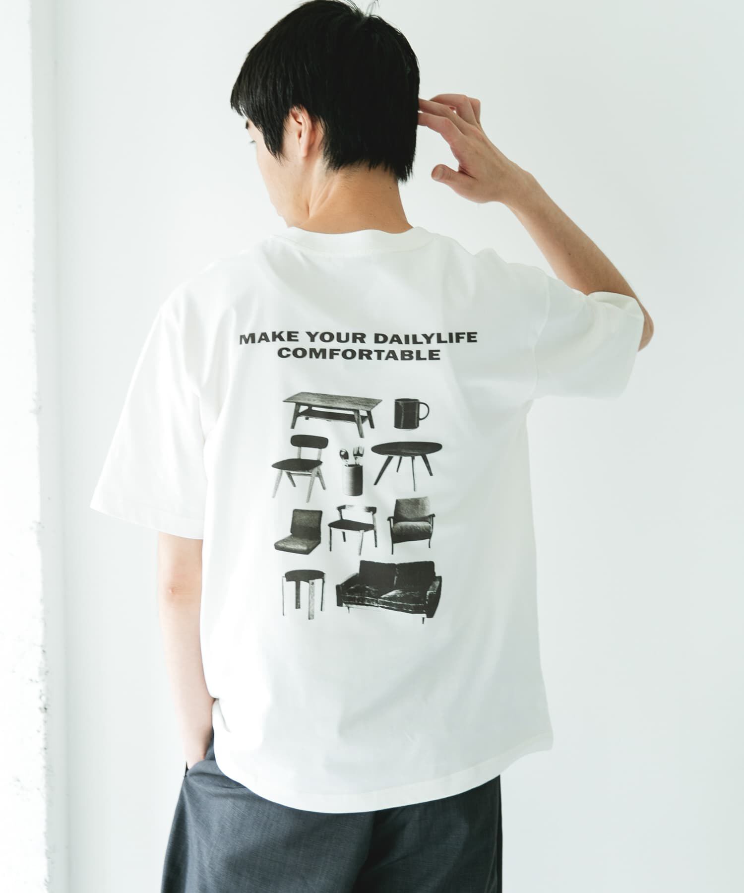 URBAN RESEARCH DOORS「ファニチャープリントTシャツ」|Tシャツ・カットソー|