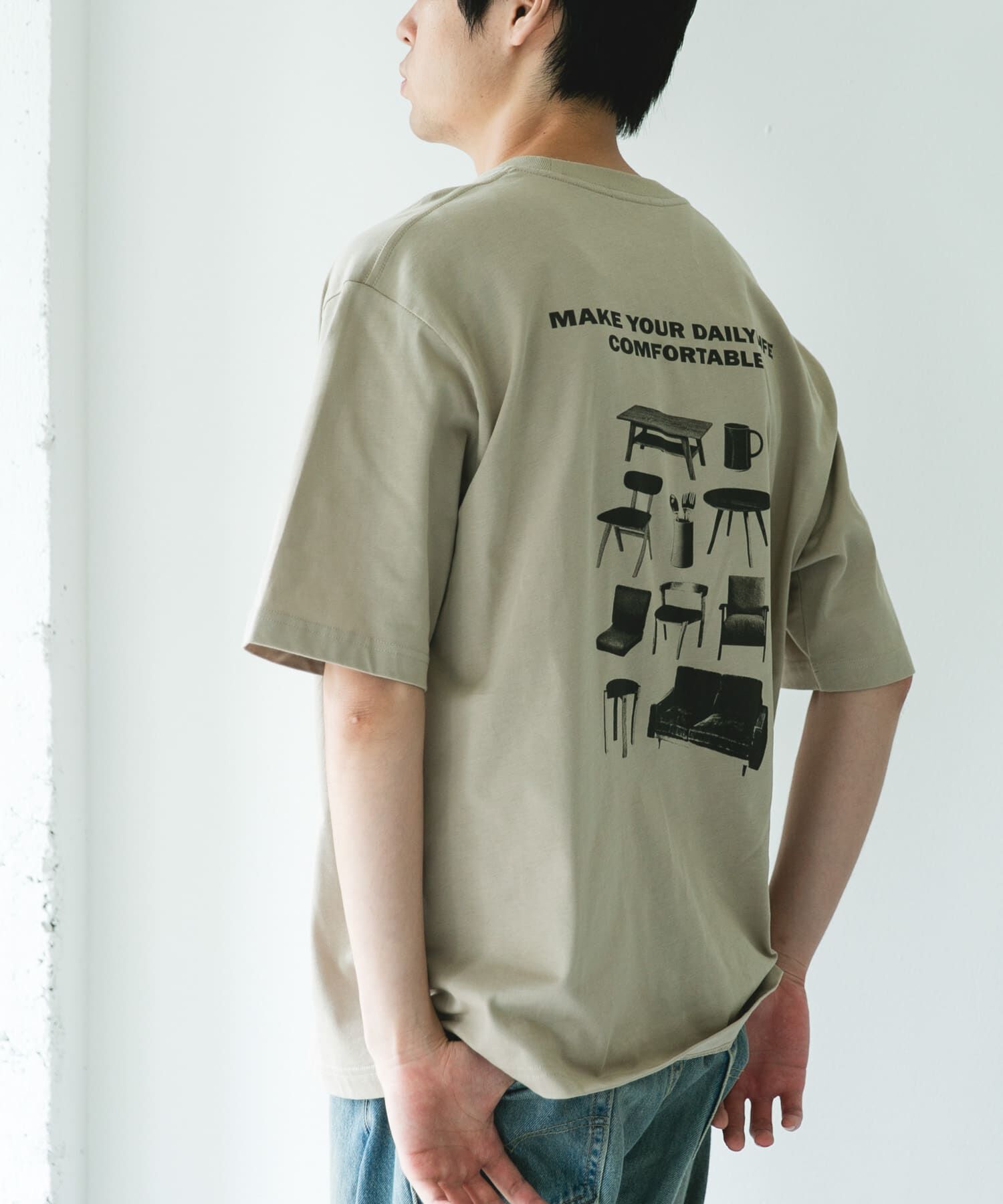 URBAN RESEARCH DOORS「ファニチャープリントTシャツ」|Tシャツ・カットソー|