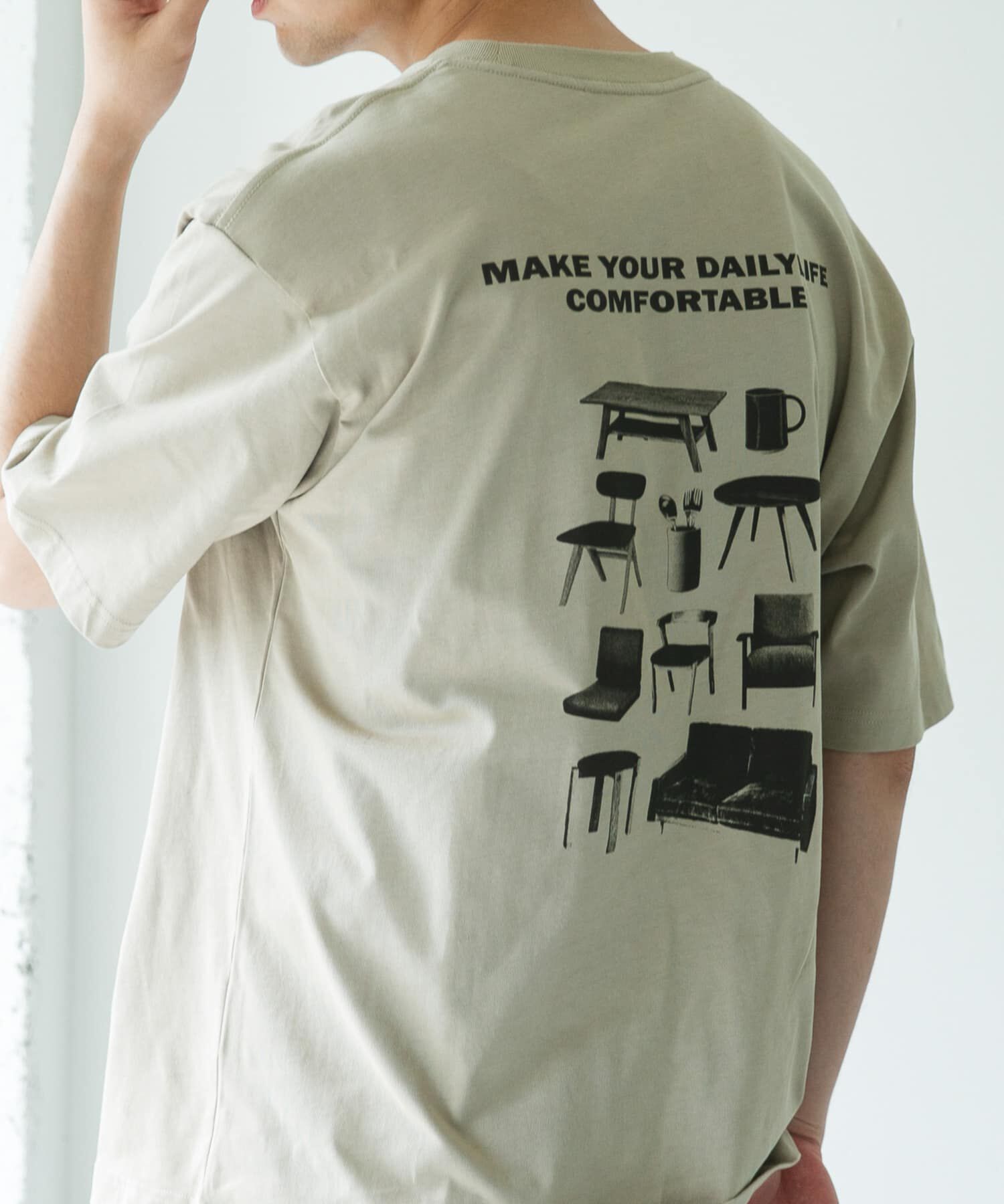 URBAN RESEARCH DOORS「ファニチャープリントTシャツ」|Tシャツ・カットソー|