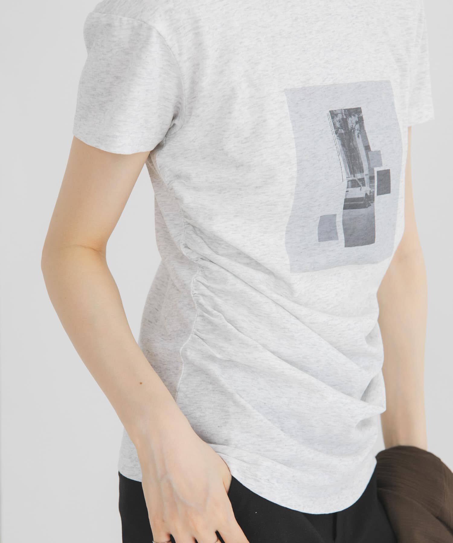  「ドレーププリントTEE」|Tシャツ・カットソー|