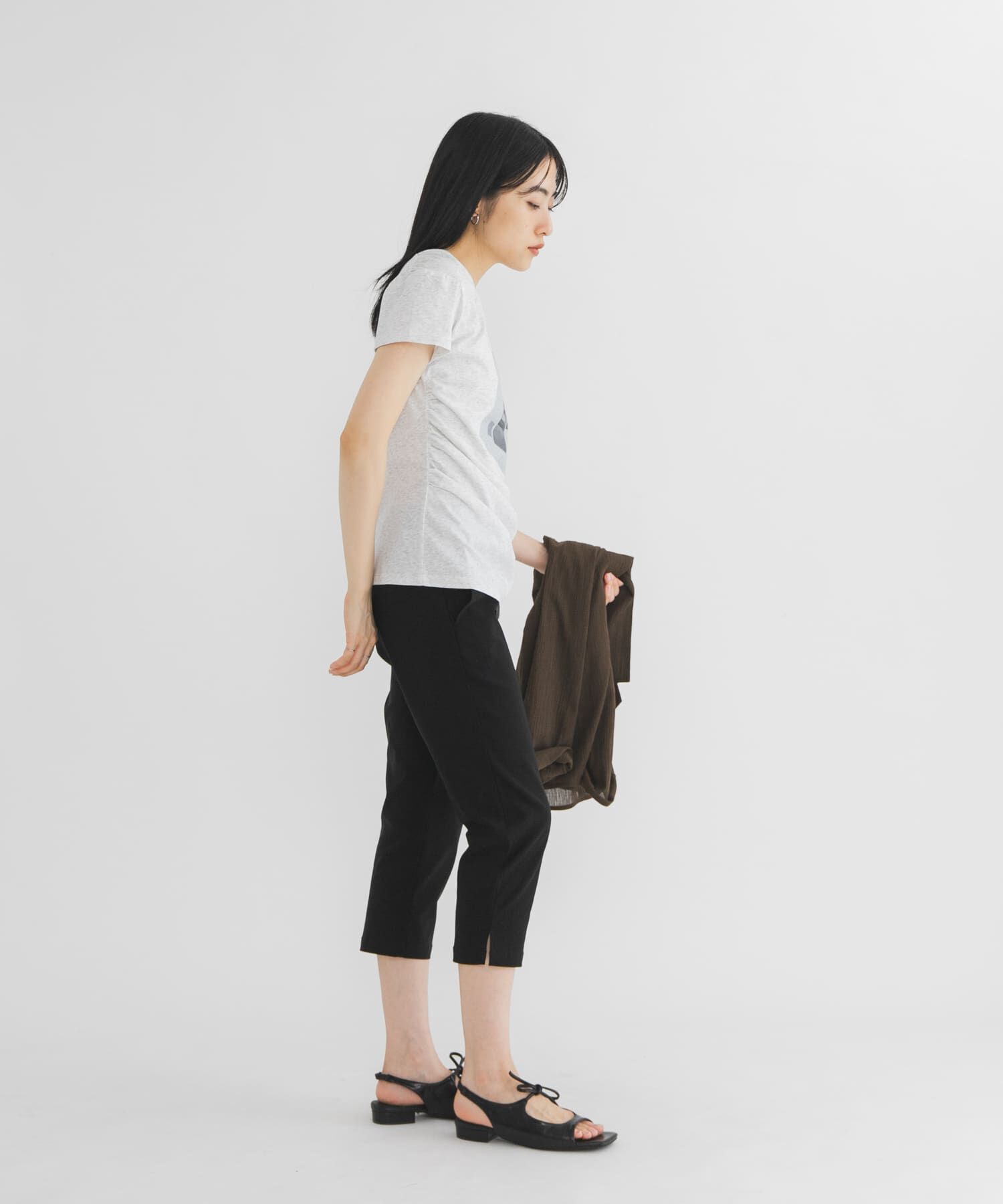  「ドレーププリントTEE」|Tシャツ・カットソー|
