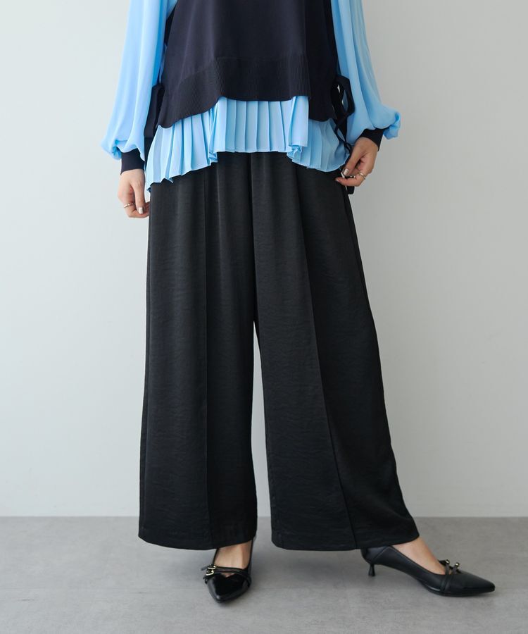 Editt by YECCA VECCA「ビンテージサテンワイドパンツ」|その他|