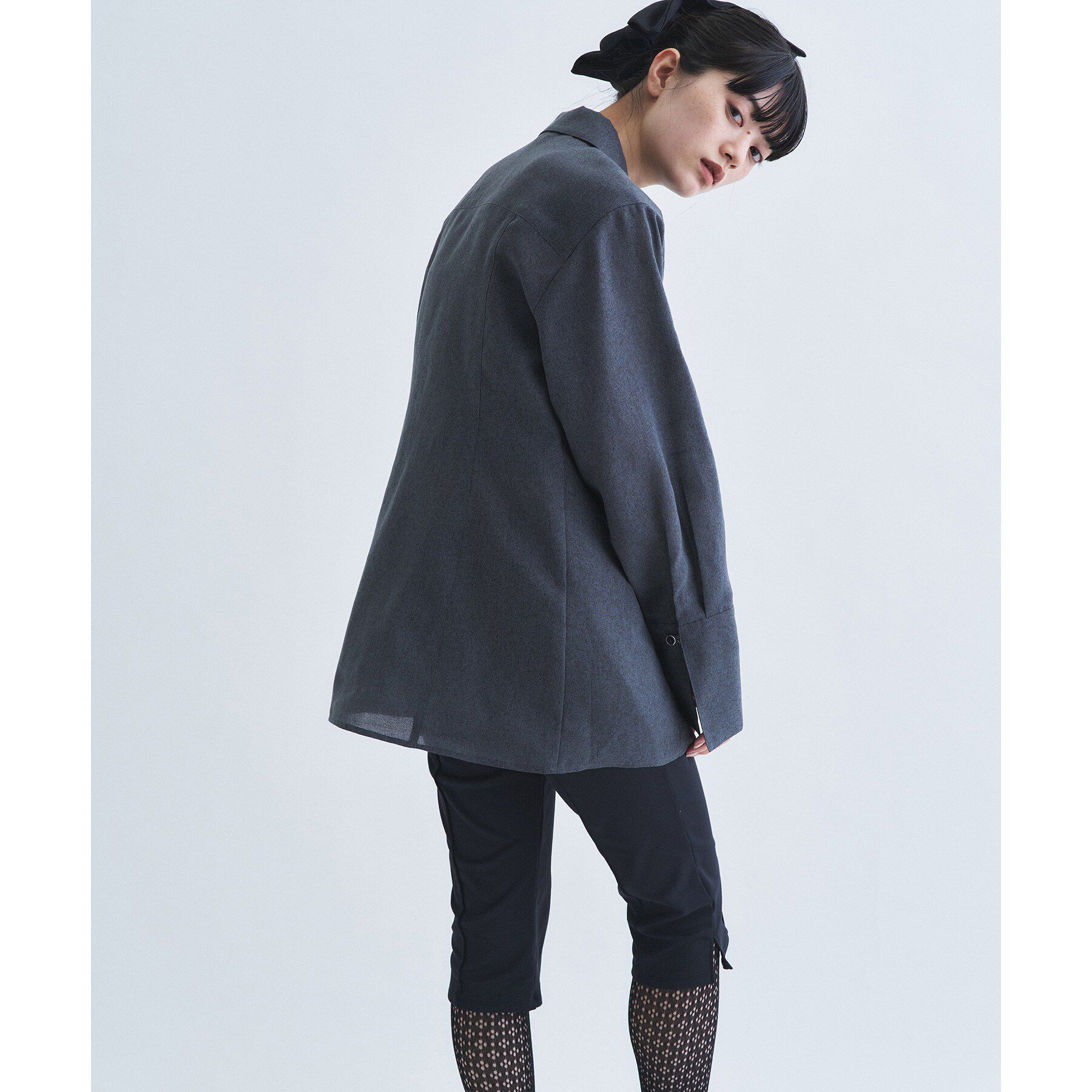 CODE A「sheer form zip shirts」|シャツ・ブラウス|