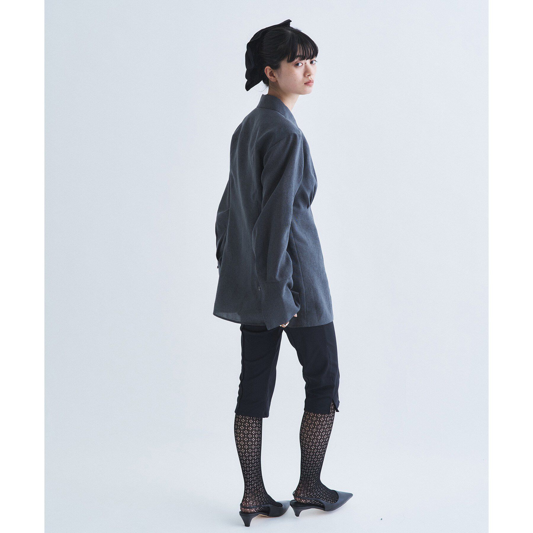CODE A「sheer form zip shirts」|シャツ・ブラウス|