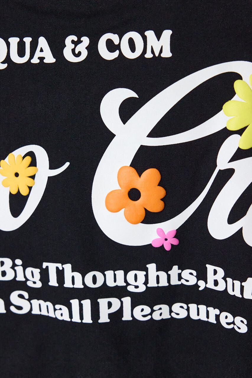 RODEO CROWNS「フラワースクリプトロゴ5分袖Tシャツ」|Tシャツ・カットソー|