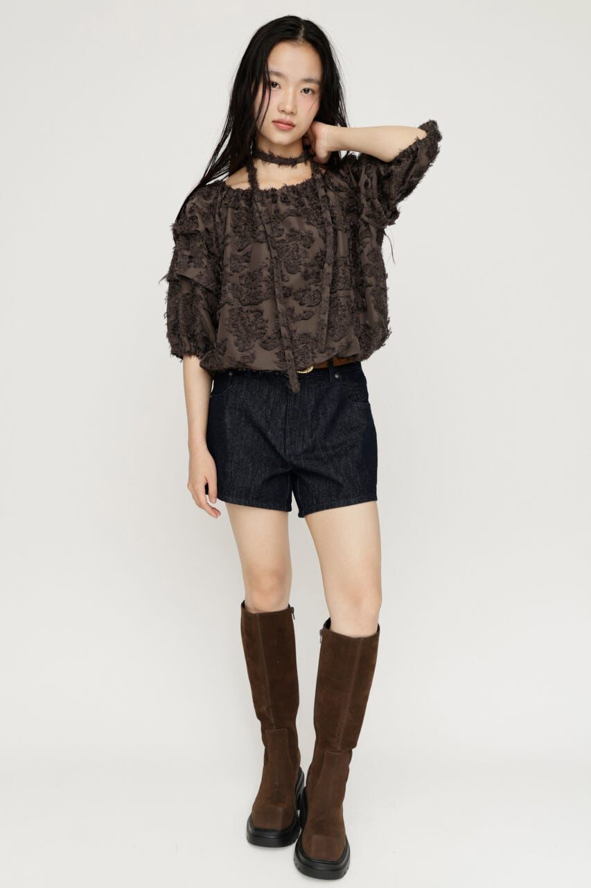 SLY「SQUARE TOE KNEE ブーツ」|その他|