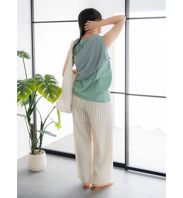 Ungrid「ストライプルーズパンツ」|その他|