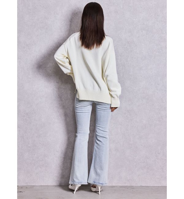 GYDA「GUESS GJ LS CN BIG TRIANGLE SWTR」|ニット・セーター|