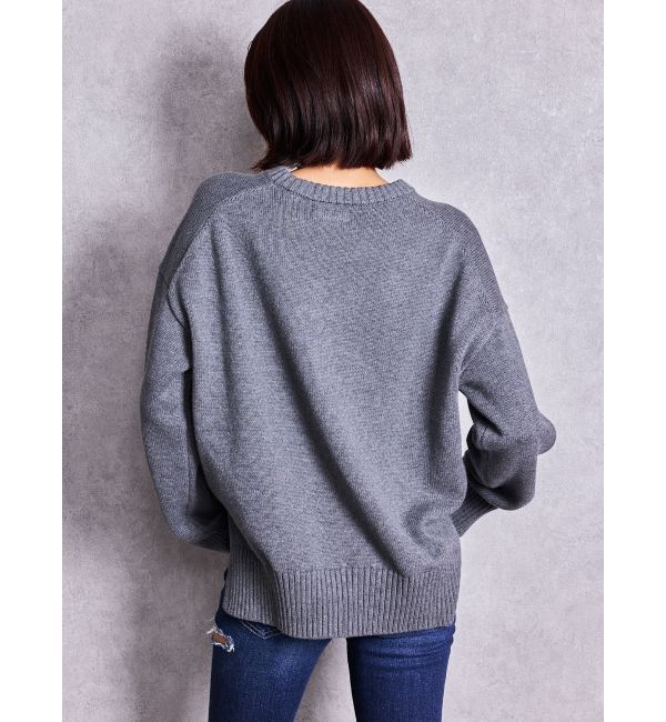 GYDA「GUESS GJ LS CN BIG TRIANGLE SWTR」|ニット・セーター|