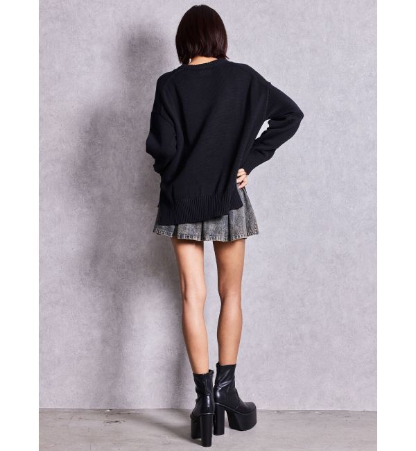 GYDA「GUESS GJ LS CN BIG TRIANGLE SWTR」|ニット・セーター|