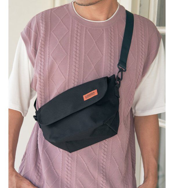 ikka「UNIVERSAL OVERALL ユニバーサルオーバーオール 撥水フラップミニショルダー」|その他|ブラック