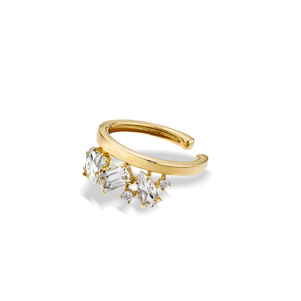 STAR JEWELRY「GLIMMER CLUSTER」|イヤーカフ|