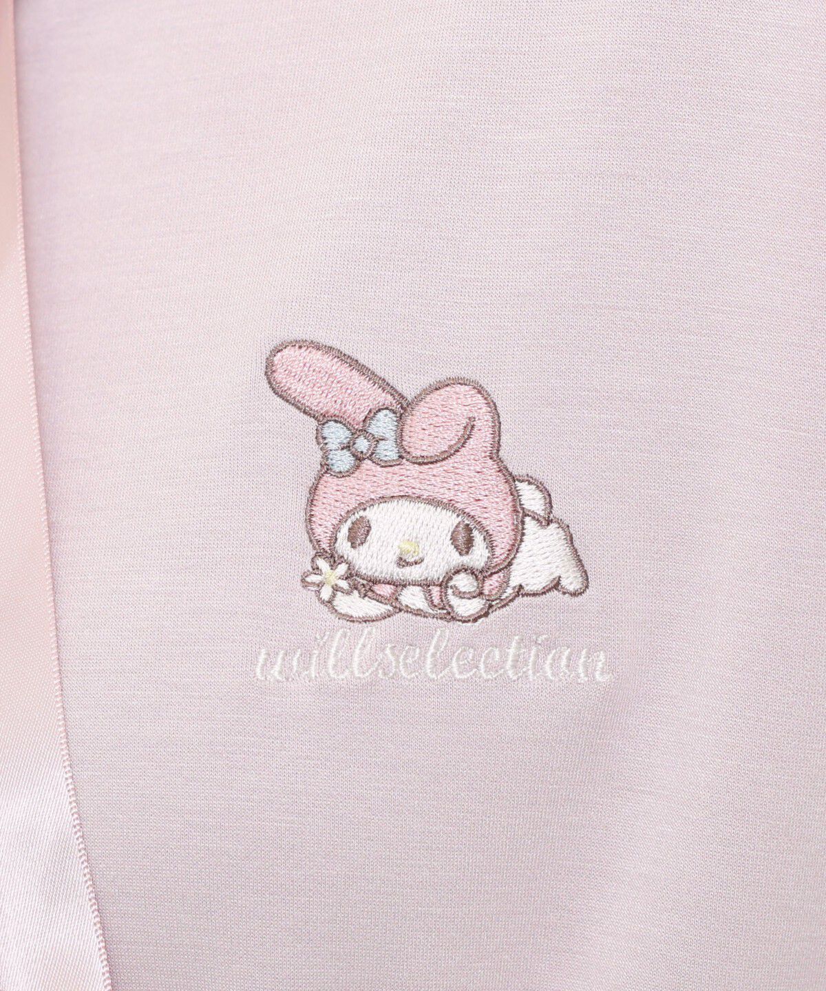WILLSELECTION「WILLSELECTION&times;マイメロディ＆クロミ 刺繍フリルフードパーカーワンピース」|ワンピース|