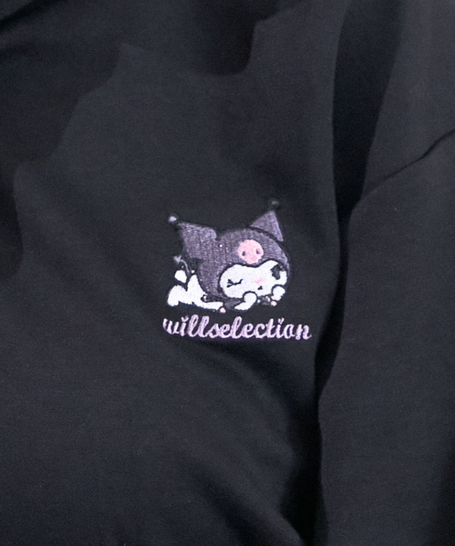 WILLSELECTION「WILLSELECTION&times;マイメロディ＆クロミ 刺繍フリルフードパーカーワンピース」|ワンピース|