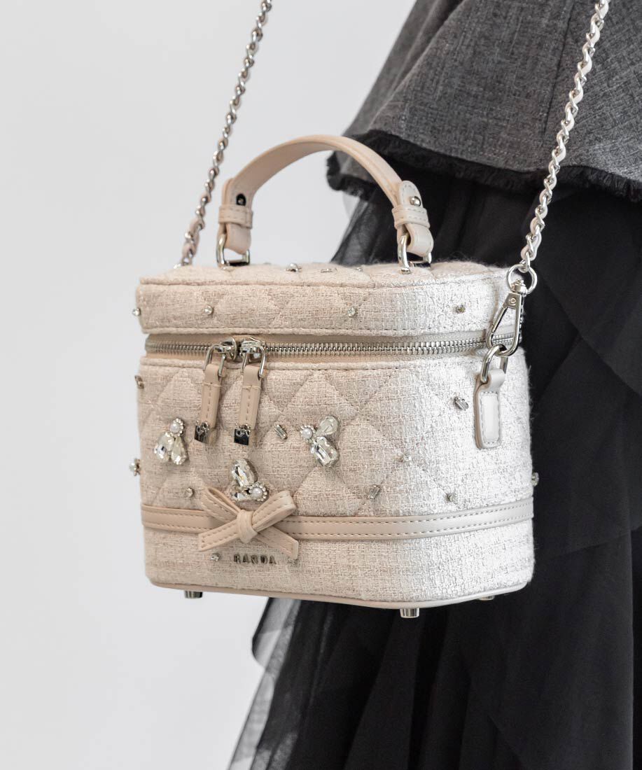  「【Special Bag】2WAY ビジューキルティングバニティバッグ」|ショルダー・メッセンジャー|