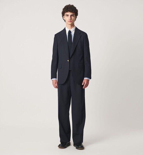 UNITED ARROWS「＜District＞4プライ シングル １ボタン ブレザー」|テーラードジャケット|