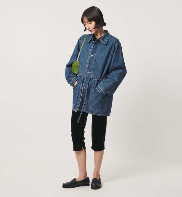 UNITED ARROWS「ベロア カプリパンツ」|ソックス|