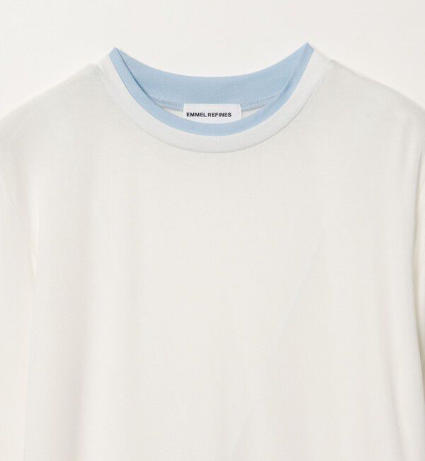 EMMEL REFINES「＜EMMEL REFINES＞EM ベアフライス クルーネック プルオーバー」|Tシャツ・カットソー|