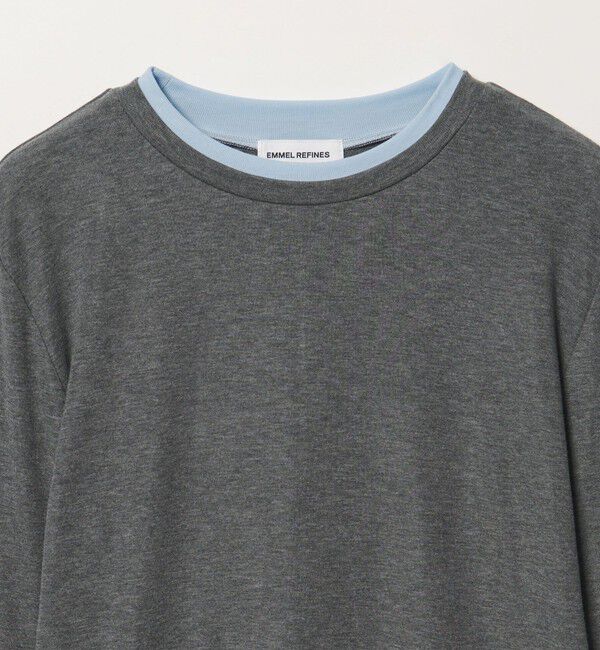 EMMEL REFINES「＜EMMEL REFINES＞EM ベアフライス クルーネック プルオーバー」|Tシャツ・カットソー|