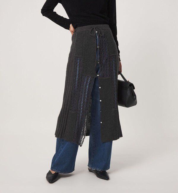 UNITED ARROWS green label relaxing「【別注】＜tyn.TGOR＞パネル ニット スカート」|タイト|