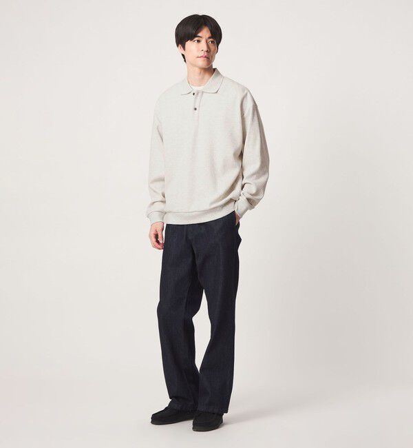 UNITED ARROWS green label relaxing「ワッフル 長袖 ポロシャツ」|ポロシャツ|
