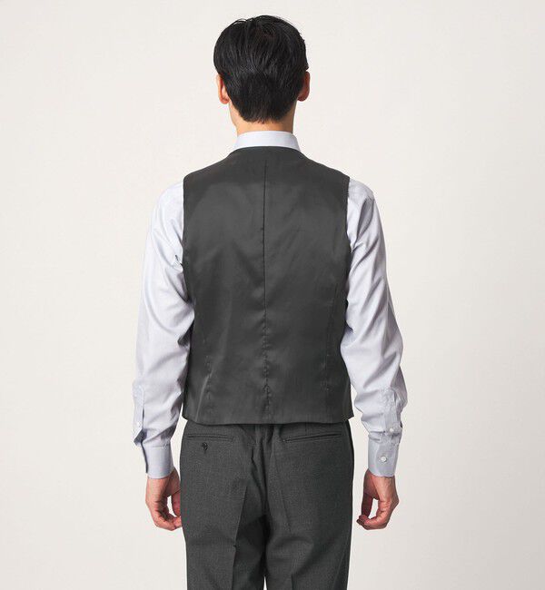 UNITED ARROWS green label relaxing「A+ TWPU バーズアイ 5B スリム セットアップ ベスト」|ベスト・ジレ|